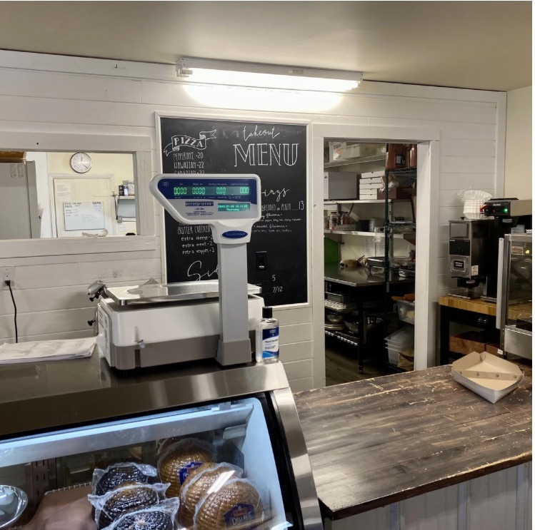 Fresh baked goods and deli counter at Fields Market