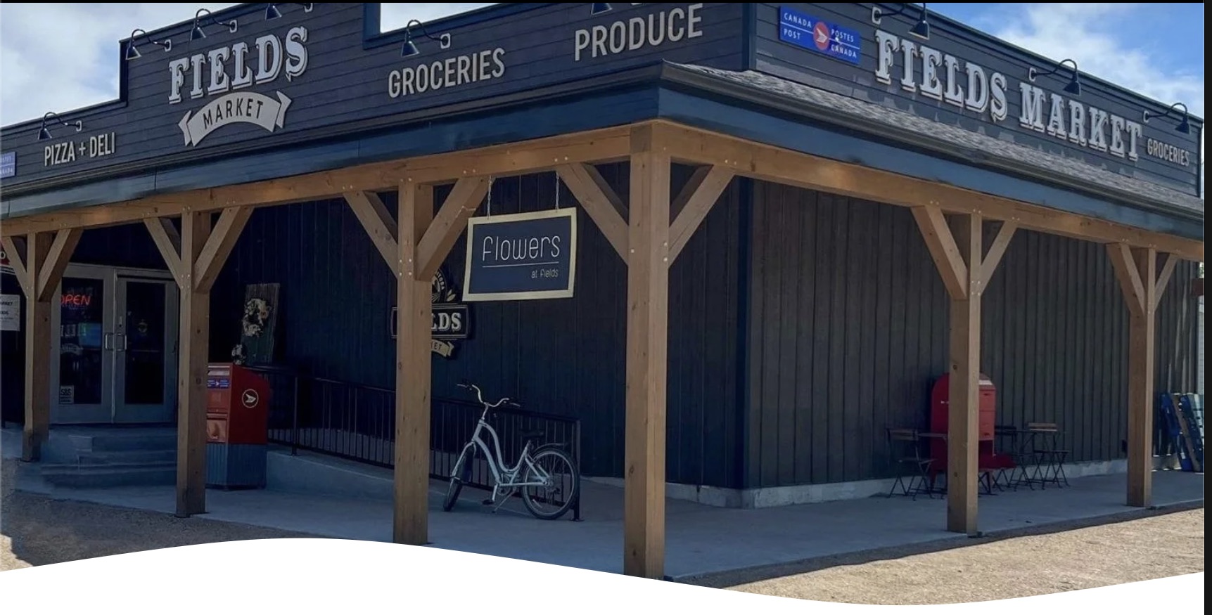 Fields Market storefront in Kleefeld, Manitoba